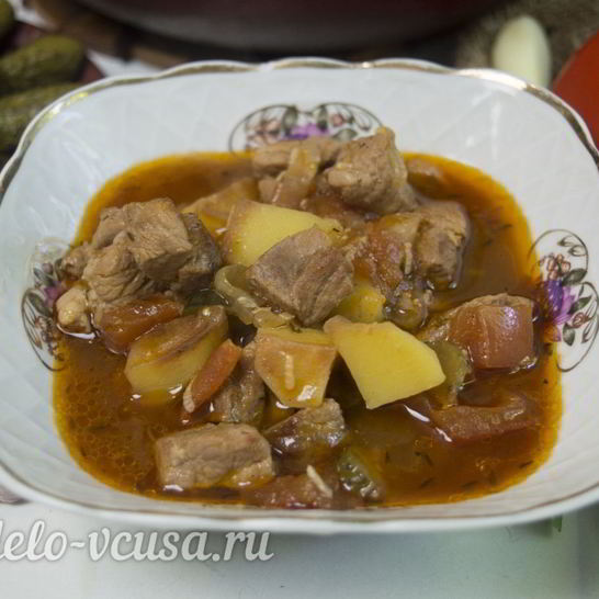 Рецепт азу из свинины