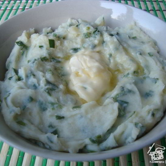 Рецепт чамп, ирландское картофельное пюре