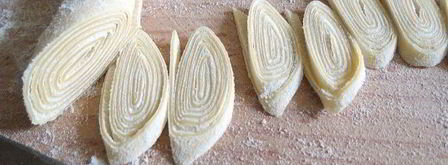 домашняя лапша двух видов. Шаг 7