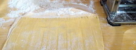 домашняя лапша двух видов. Шаг 12