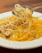 Домашняя лапша с курицей