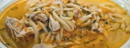 домашняя лапша с курицей. Шаг 14