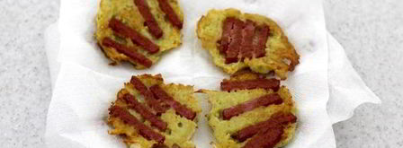 драники с колбасой. Шаг 7