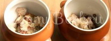 драники с мясом в горшочках. Шаг 9