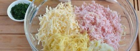 драники с ветчиной. Шаг 2