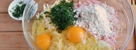 драники с ветчиной. Шаг 3