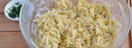 драники с ветчиной. Шаг 4