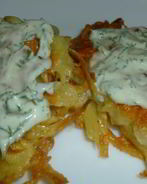 Картофельные драники с сыром