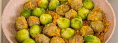 брюссельская капуста с фрикадельками. Шаг 10