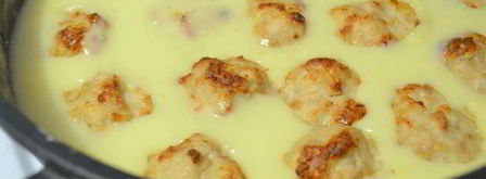 фрикадельки из свинины по-шведски в молочном соусе. Шаг 6