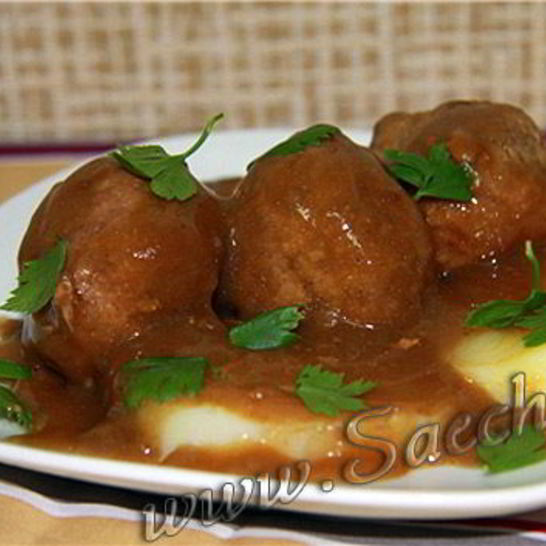 Рецепт фрикаделек под соусом