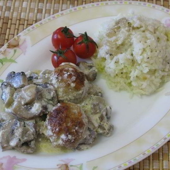Рецепт фрикаделек с грибами