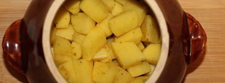 фрикадельки с картофелем в горшочках. Шаг 4