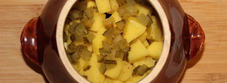 фрикадельки с картофелем в горшочках. Шаг 5