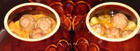 фрикадельки с картофелем в горшочках. Шаг 10