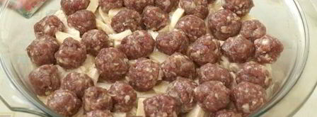 фрикадельки с картошкой в духовке. Шаг 8