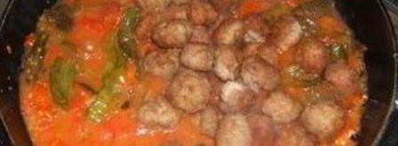 фрикадельки с зелеными перчиками. Шаг 5