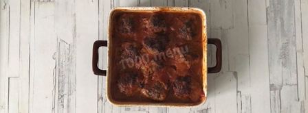 фрикадельки в духовке с подливкой. Шаг 14