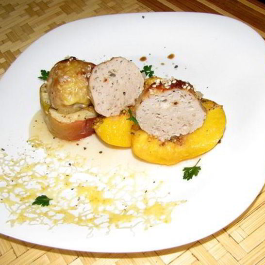 Рецепт фрикаделек в персикаха и яблокаха