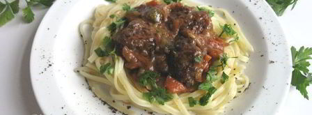 фрикадельки в пикантном соусе с пастой. Шаг 15