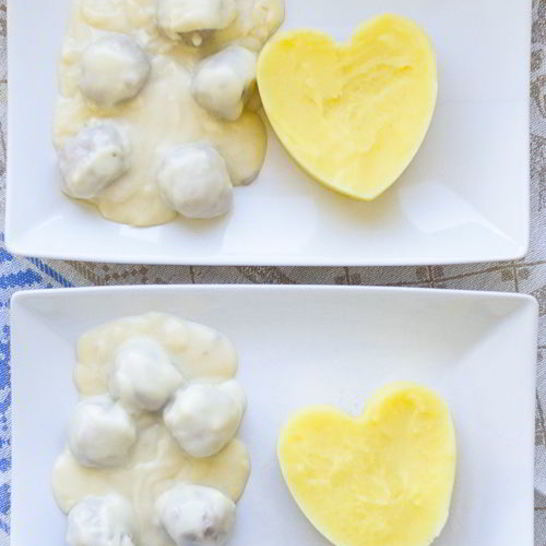 Рецепт фрикаделек в сливочном соусе с вином