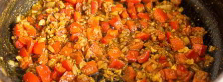 карри с фрикадельками и сладким перцем. Шаг 10