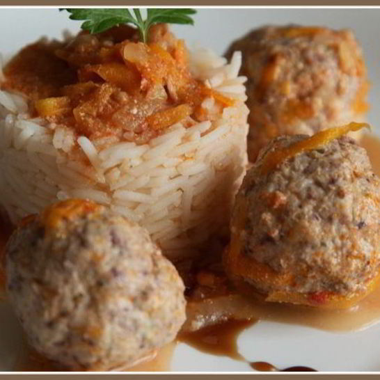 Рецепт куриных фрикаделек в томатном соусе