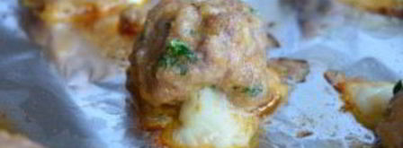 мясные шарики с моцареллой в томатном соусе. Шаг 7