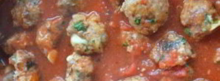 мясные шарики с моцареллой в томатном соусе. Шаг 9