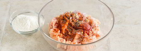 пряные куриные фрикадельки. Шаг 2