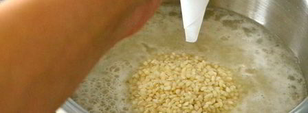 рисовая корона с тыквой и фрикадельками. Шаг 3