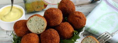 рыбные фрикадельки с соусом айоли. Шаг 13