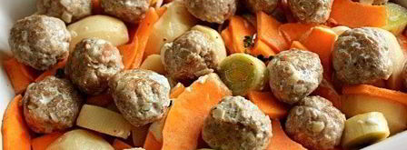 сливочная тыква с фрикадельками. Шаг 9