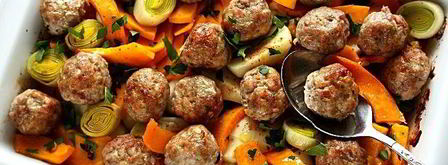 сливочная тыква с фрикадельками. Шаг 10