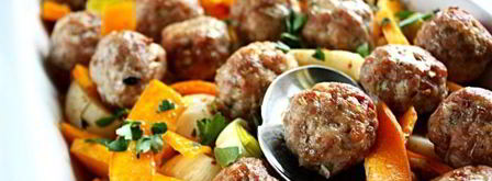 сливочная тыква с фрикадельками. Шаг 11