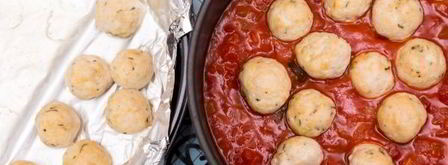 спагетти с куриными фрикадельками. Шаг 8