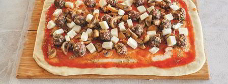 стромболи с фрикадельками. Шаг 5