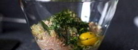 запеченные куриные фрикадельки. Шаг 2