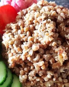 Гарнир из чечевицы с булгуром