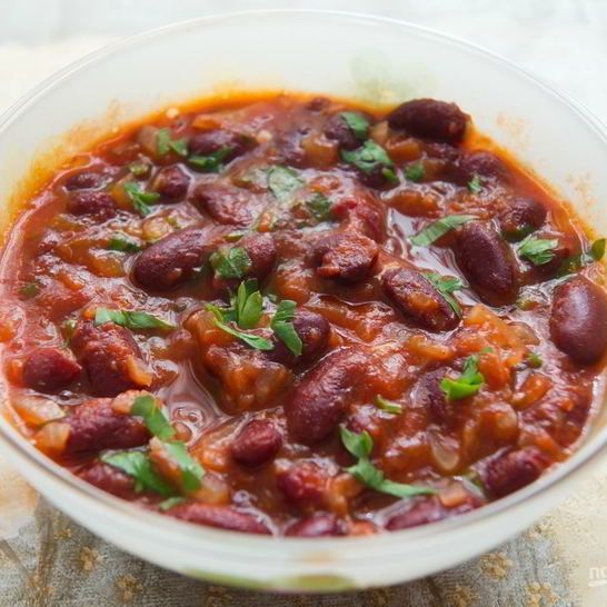 Рецепт гарнира из красной фасоли