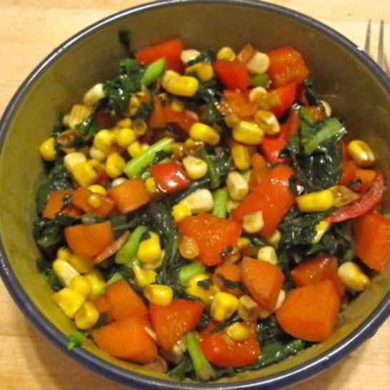 Рецепт гарнира из листовой капусты