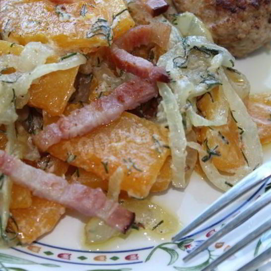 Рецепт гарнира из тыквы