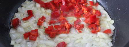 ароматный рис с курицей и овощами в сливках. Шаг 2