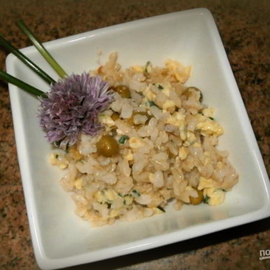 Рецепт бурого риса на сковороде