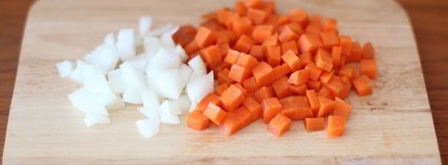 чечевица с креветками. Шаг 2