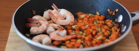 чечевица с креветками. Шаг 4