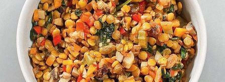 чечевица с овощами. Шаг 8