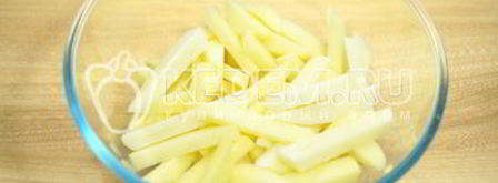 картофель фри. Шаг 2