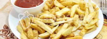 картофель фри. Шаг 7