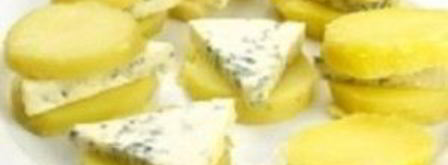 картофель и сыр с плесенью. Шаг 2